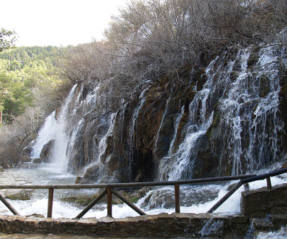 Fotograia del nacimiento del rio Cuervo